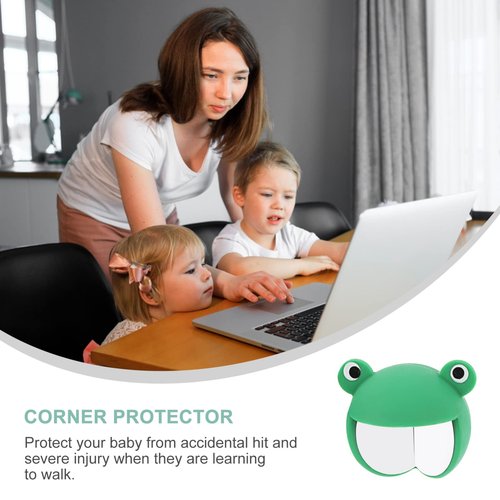 Toddmomy 4pcs Cartoon Silicone Table Corner Guard Safety Edge Protector for Elders Durable Non Traceless Removable Covers Cute Animal Design Strong Adhesive for Home Furniture