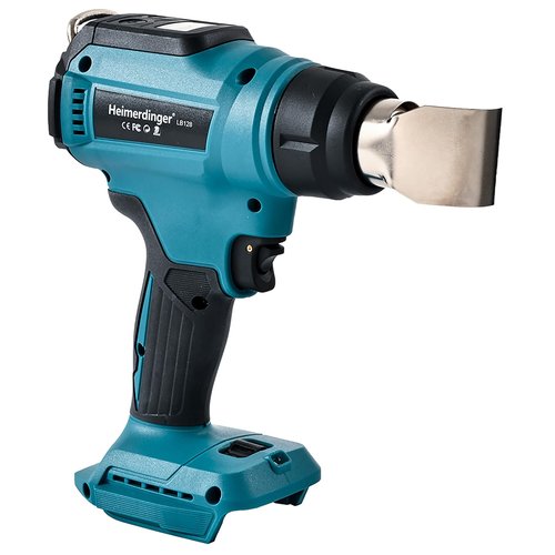 Cordless Heat Gun Compatible with Makita 18V Battery, Max 1202°F Heavy Duty Hot Air Gun with Overload Protection,Fast Heating for Crafting, Shrink Tubing,Vinyl Wrap