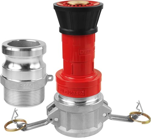 Portable Firefighting Water Pump Kit, 212cc Gasoline Engine, 2" Intake/Discharge w/ 1-1/2" Reducer