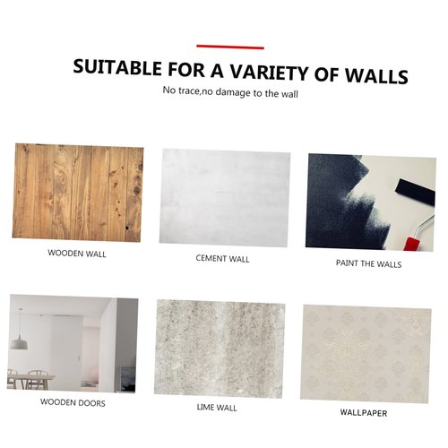 POPETPOP 40pcs Invisible Nail Hangers for Picture Frames Non-Traceless Wall Hooks for Home Decor Plastic Photo Frame Hangers Easy Installation No Damage to Walls