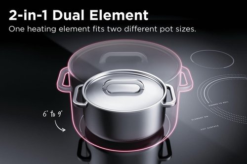 30 in. 5.3 cu. ft. 5 Burner Element Freestanding Self-Cleaning Electric Range in Stainless Steel with Air Fry