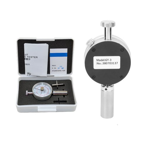 Fruit Firmness Penetrometer, Fruit Penetrometer Sclerometer , Fruit Firmness Tester, Fruit Hardness Tester Machine, with 2 Measuring Head, for Determining the Maturity Level of Fruit