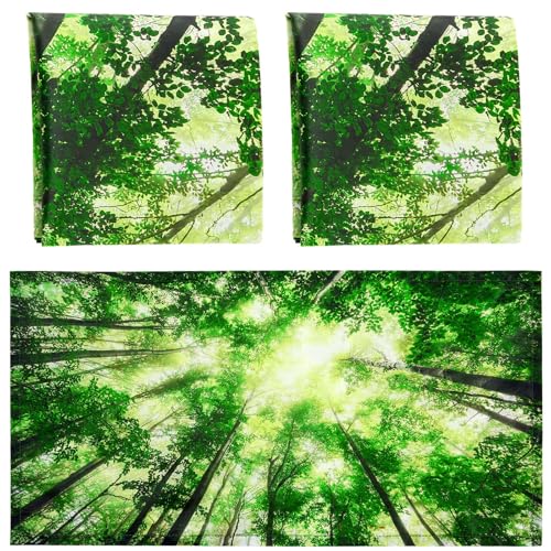Hortsun Spring Forest Magnetic Light Covers for 4x2 ft Ceiling Lights - 2 Pack