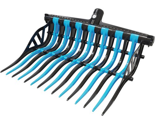 Wave Fork by VERSZA | Pitchfork| Stablefork Head| Pitchfork Replacement Head| Durable Tines | Manure Fork | (BLUE/BLACK)