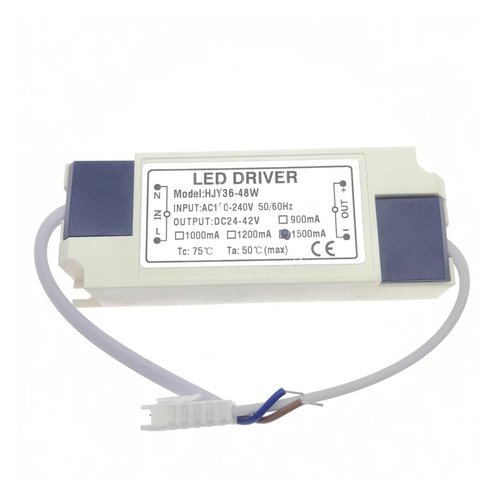 110V 220V 36W 40W 45W 48W LED Driver DC24-42V 900mA 1000mA 1200mA 1500mA Flicker Free Power Supply External Lighting Transformer(DC24-42V-1500mA,X1PCS_36-48W)