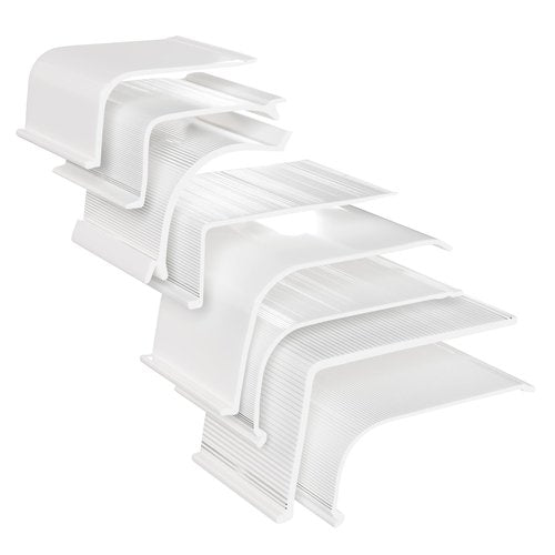 KastLite Under Cabinet Light Cover Replacement Sample Pack | 2" White Acrylic Undercabinet Lens Diffuser | All 8 Shapes Included for Fit Testing