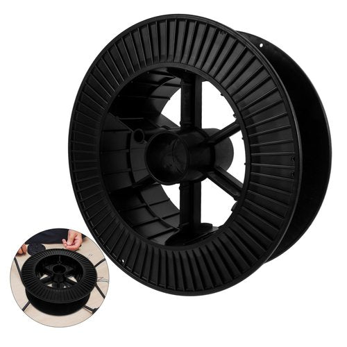 TOPPERFUN I-shaped Wire Reel Welding Wire Empty Sewing Spools Petg Transparent Empty Spool Abs Plus Wire Spool Home Welding Machine Orange Petg Plastic Black