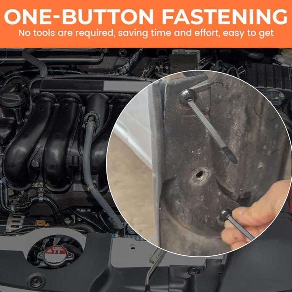 100PCS Nylon Universal Cable Tie Buckle,heavy duty self-locking zip ties holder,Multipurpose Plastic Cable Ties Tool UV Resistant Zipties for Car Daily Repair