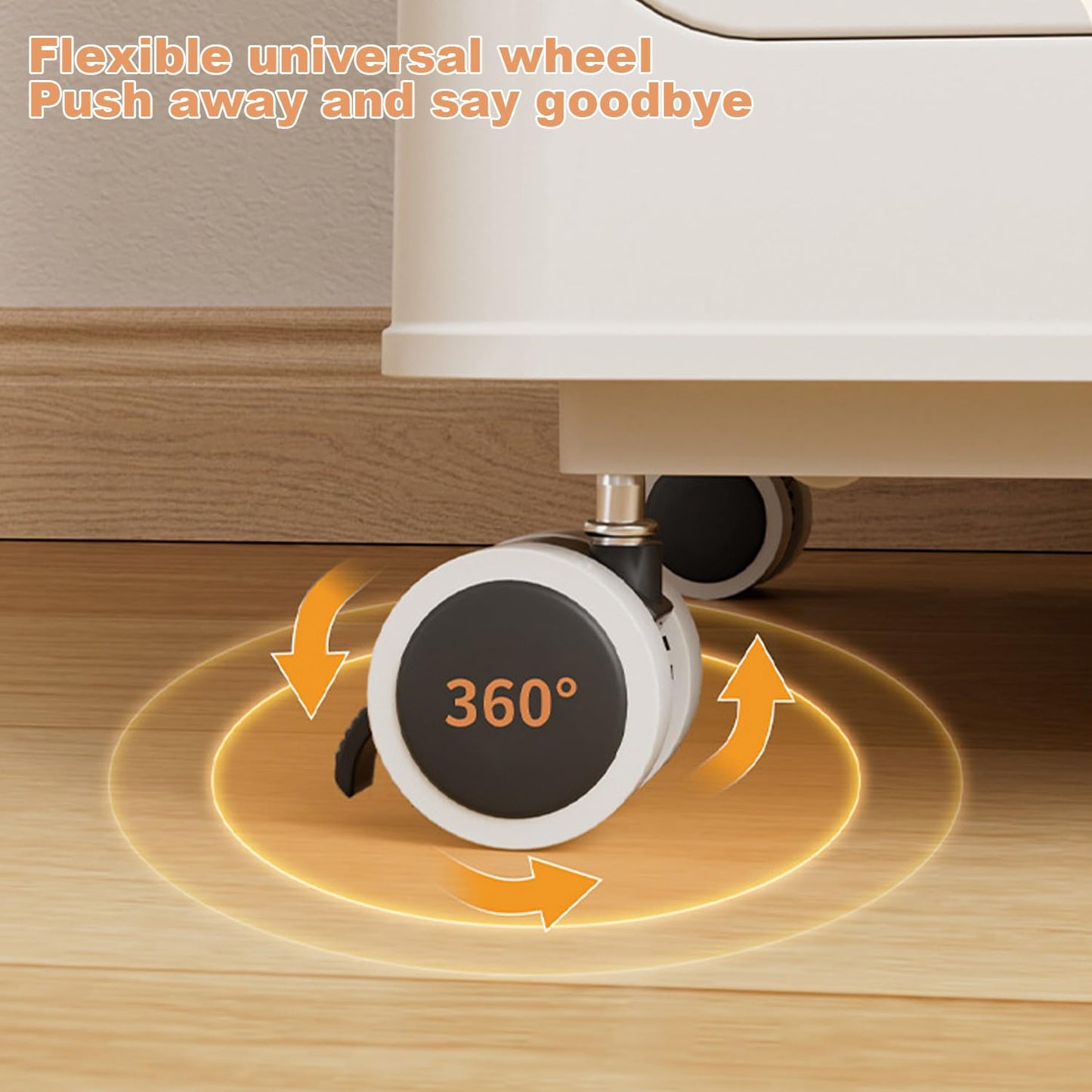 YardGo Dirty Laundry Basket, Laundry Hamper with Lid and Wheels, Rolling Laundry Basket, Waterproof Outdoor Box Storage- Ideal for Clothes Toys Storage, for Laundry, Kids Room, Home Gym(Cream Grey)