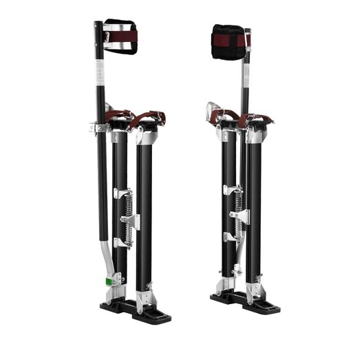 Drywall Stilts Aluminum Tool Stilts 24''-40'' Adjustable Painting Black
