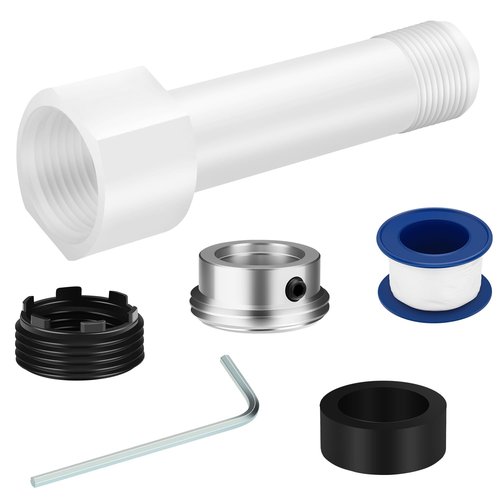 Four in One Tub Spout Adapter, Bath Tub Spout Kit Compatible with 1/2'' Copper Pipe, for 1/2'' and 3/4'' Pipe Thread, Slip on Adapter Kit with Assembly Tool