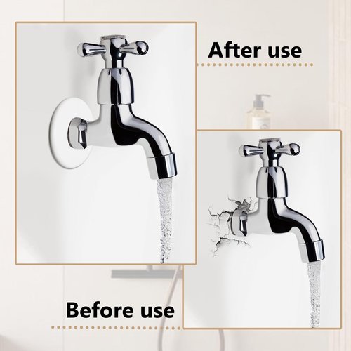 Antrader 4 Pack 2 Inch ABS Round Escutcheon Plate Plastic Wall Hole Decoration Cover Wall-Mounted Water Pipe Cover Round Shower Faucet Decorative Cover, White