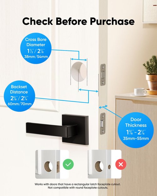 eufy Security Smart Lock C30, Keyless Entry, Built-in WiFi Deadbolt for Front Door, No Bridge Required, Easy Installation, App Remote Control, Auto Lock