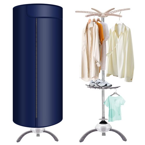 Portable Clothes Dryer - Upgraded Large Capacity for Families, Apartments,Travel and RV, Mini 900W Fast-Drying Machine for Clothing and Shoes Quick And Easy to Use Foldable Compact Dryer
