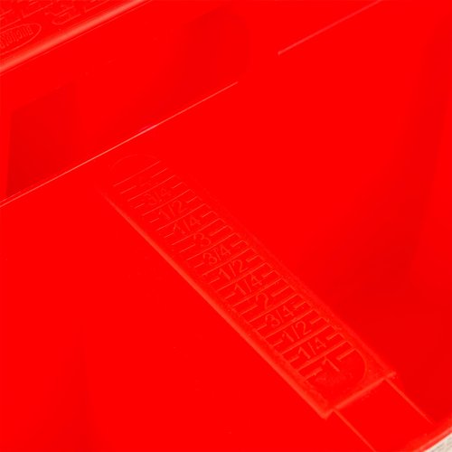 Bucket Boss - Super Stacker Small Parts Organizer, Bucket Organization (15054), Red