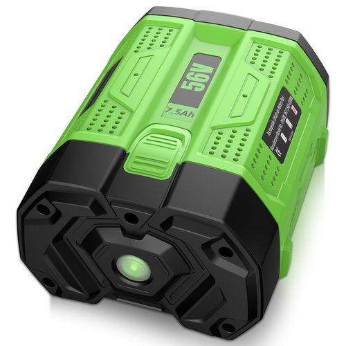 Zuliati BA2800T 7.5AH Replacement for EGO Battery Compatible with EGO 56V Battery BA2800 BA4200 BA1400T BA1400 Lawn Mower Leaf Blower Chainsaw Tools(7.5AH-1PC)