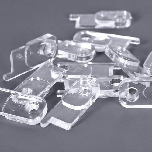 YLOVAN Toggle Switch Plate Cover Guard 10 Pack Clear - Security, Circuit and Child Protection for Indoor/Outdoor Wall Plate Covers