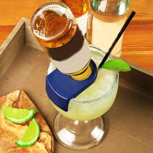5Pcs Random Colors Beer Snap Plastic Drinking Clips Bottle Buckle Application: Bar Mini Beer Bottle Holder Clips Wine Cocktail Goblet Glass Birthday Wedding Party Holders and Dispensers
