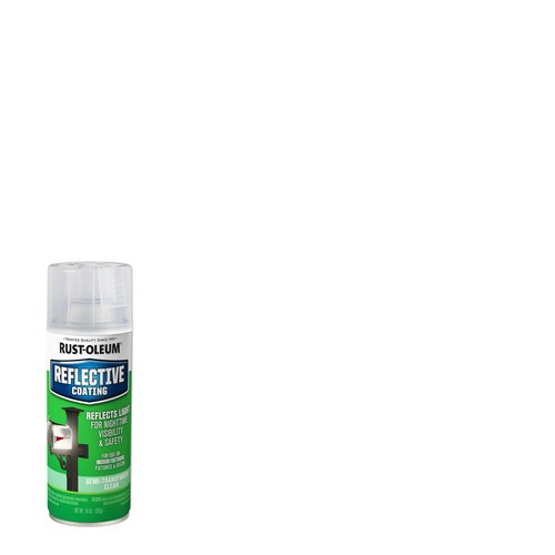 Rust-Oleum 214944 Specialty Reflective Spray, Semi Transparent Clear Finish,10oz