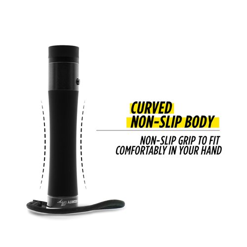 Guard Dog Security Ivy Stun Gun for Women Self Defense, Stun Gun Flashlight with Rechargeable Battery, Self Defense for Women 200-Lumen LED Flashlight (Black)