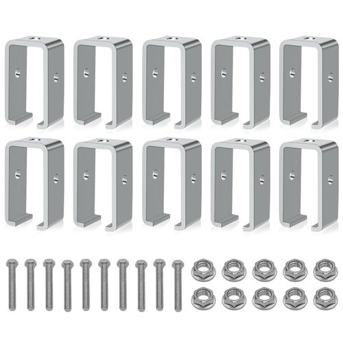 10 Pack Strut Channel Trolley Track Hanger Bracket for UNISTRUT P1834-EG 1-5/8 Intermediate Support Hange Bracket for All 1-5/8" Channel Trolley Track