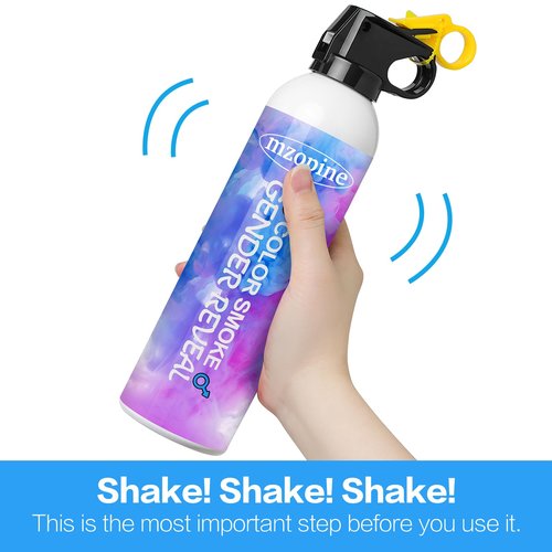 Gender Reveal Fire Extinguisher, Gender Reveal Color Smoke Powder Spray, 2 Pcs Blue Blaster Only for Baby Boy with Blue Smoke Suitable for Gender Reveal Party, 100% Biodegradable Party Supplies
