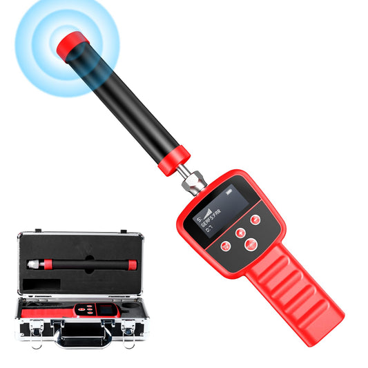 Oiiwak 512Hz Pipe Locators Receiver, Underground Pipe Sewer Inspection Drain Locator with LED Screen Portable and Durable with Headphones for Construction & Plumbing