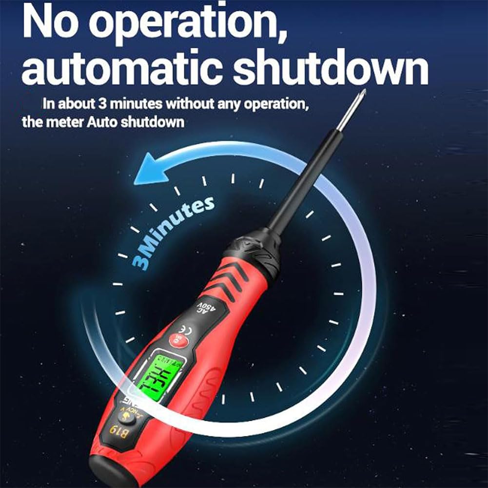 Intelligent Non-Contact Voltage Tester ‑ Safe & Efficient Electrician'S Tool, 2-In-1 Intelligent Non-Contact Voltage Tester, 2-In-1 High Torque Strong Magnetic Screwdriver Electricity Detector (Set 4)