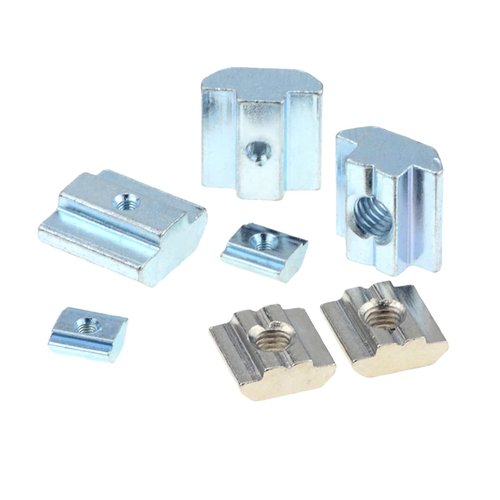 15Pcs 4545 Series T Sliding Nuts Hammer Nut Block Square Nuts M10 T Nuts for 4545 Aluminum Extrusion Profiles T Slot 10mm，for CNC Router Build Rail 3D Printer (m10)