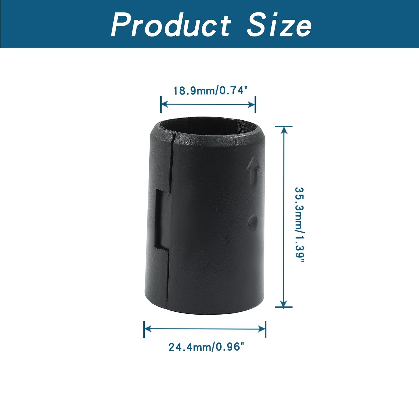 LifCratms 56Pcs (28 Pairs) Wire Shelf Clips, 3/4"(19mm) Post Wire Shelving Shelf Lock Clips, Plastic Black Shelving Sleeves Replacements for Wire Shelving System