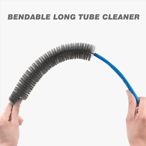 Drain Cleaning Brush Set，Flexible Long Pipe Snake Hair Clogs Catcher Cleaner Tool for Toilet，Sewer Drain，Pipe Brush，Drain Cleaner Brush，Sink Drain Brush