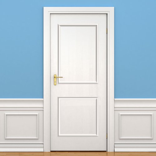 Colingmill 10 Pcs Peel and Stick Door Moulding Trim Kit Premade Wall Moulding Panels Flexible Self Adhesive 3D Wainscoting Panels for Mirror Window Frame Decor (Top 22"x36" and Bottom 22"x24")