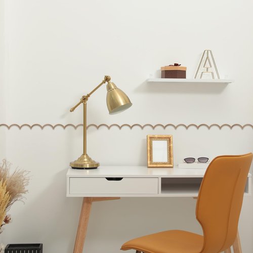 Ripeng 12 Pcs Unfinished Scalloped Decorative Wood Trim 15.75 x 2.9 Inch Scalloped Wood Molding Cute DIY Moulding Trim for Home Wall Cabinet Shelf Window Door