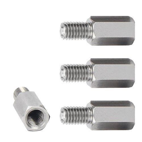 Kado Wall Mount Spacer Adapter Set for Desktop/Portable Monitor, 4pcs M4x10mm Hex Stainless Steel Standoff Spacer Screw Nut Bolt Motherboard Prototyping Accessories for PCB, Computer & Circuit Board