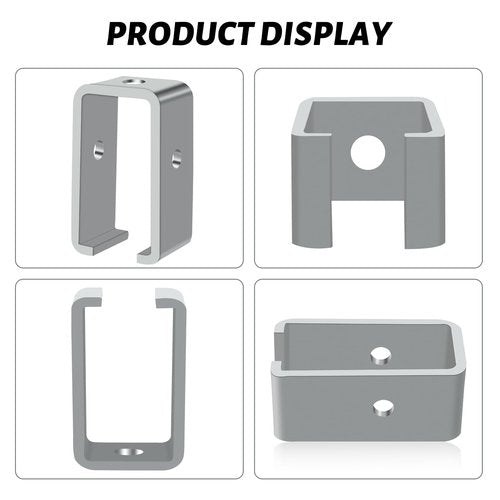 10 Pack Strut Channel Trolley Track Hanger Bracket for UNISTRUT P1834-EG 1-5/8 Intermediate Support Hange Bracket for All 1-5/8" Channel Trolley Track