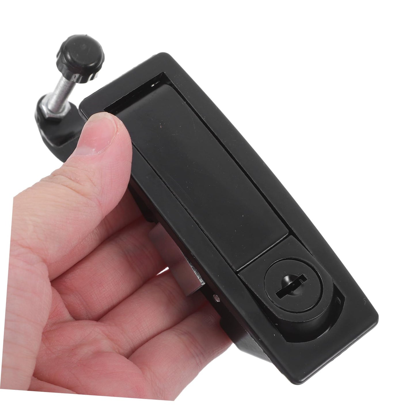 HOMSFOU 1set Electric Panel Door Lock Key Flat Bounce Design for Electrical Cabinet Distribution Box Machine Doors Effortless Exceptional Value