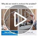 44-Inch Flexible Magnesium Anode Rod for Water Heaters - Universal Compatibility, Includes Tool & Tape