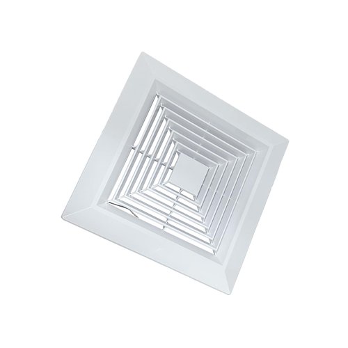 Ceiling Vent Cover for Bathroom Exhaust Fan – 9"x9" Square Grille with Spring Mounting Clips