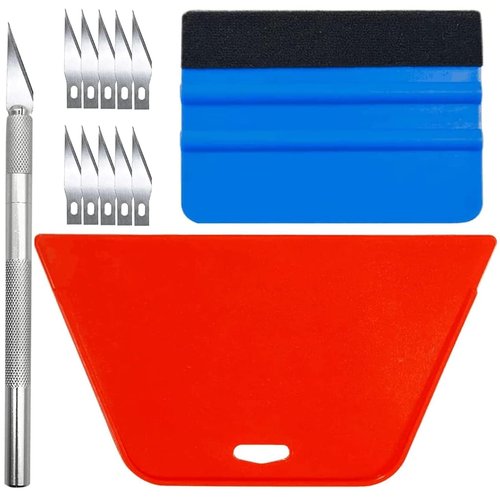 Wallpaper Tools, Wallpaper Smoothing Tool Kits, Peel and Stick Wallpaper Installation Kit for Contact Paper Smooth Applying, Vinyl Backsplash Tile, Window Film