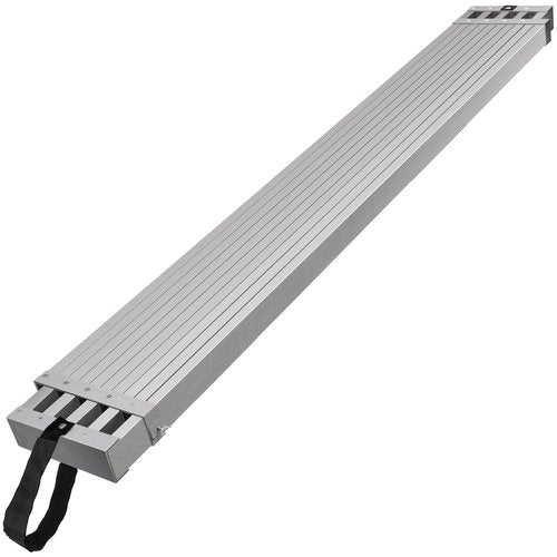 VEVOR Aluminum Telescoping Work Plank, 9-15FT, 500lbs Capacity, 12.5 inch Width, Scaffolding Plank with Skid-Proof Platform Scaffold Ladder Accessory