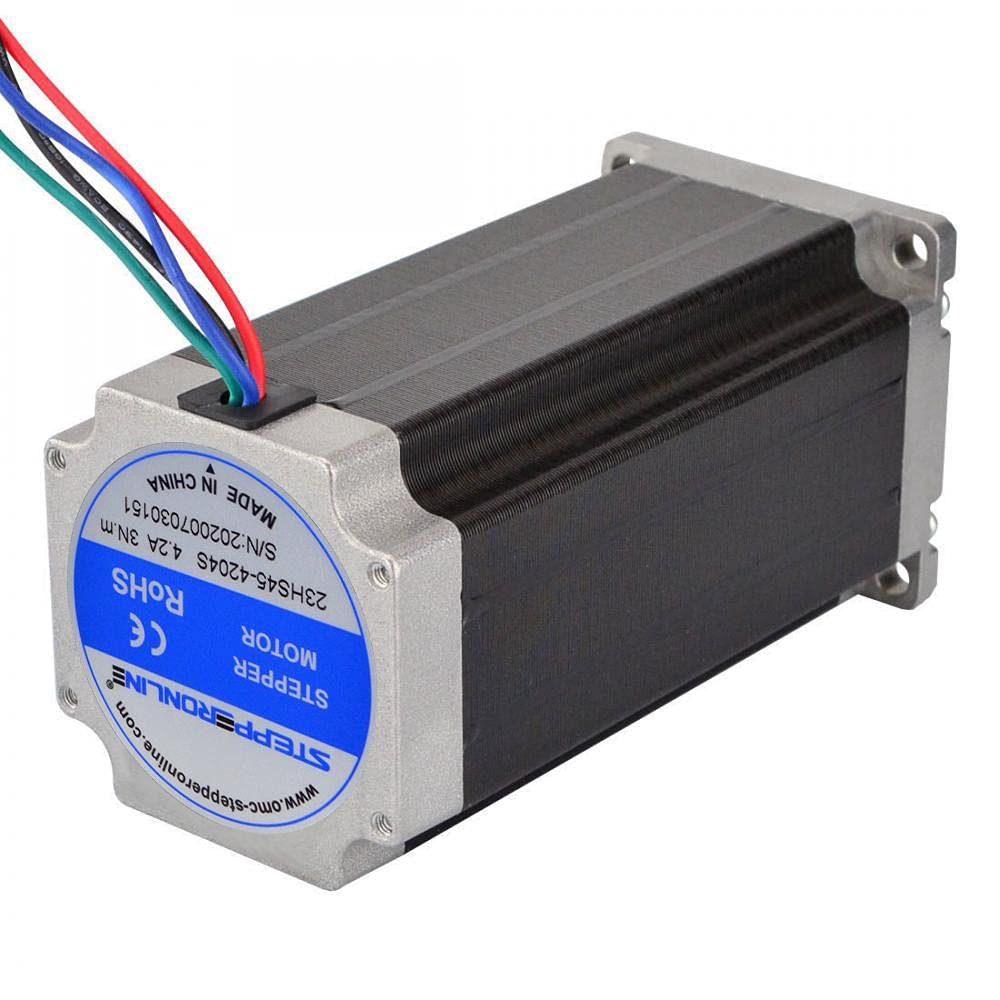 STEPPERONLINE High Torque Nema 23 CNC Stepper Motor 114mm 425oz.in/3Nm CNC Mill Lathe Router