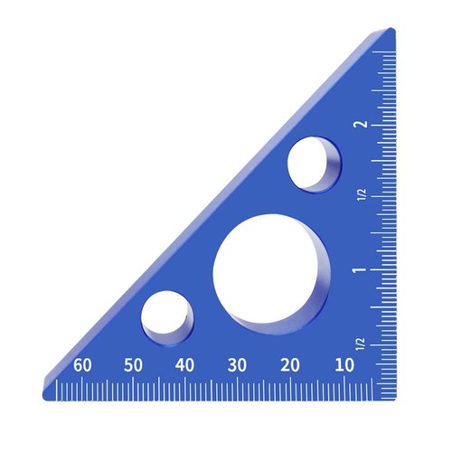 1 Piece of Woodworking Triangle Ruler 90/45 Degree Measuring Block Tool DIY Auxiliary Tool/Measuring Tools, Woodworking Workshop Workbench Oblique Cutting Saw