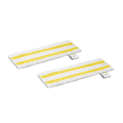Kärcher Steam Cleaner Floor Pads, Microfiber - Designed for Karcher SC3 Steam Cleaner Floor Nozzle - for Power Steamers - 2 Pack