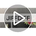 JiffDiff Black 3D Embossed Peel and Stick Wallpaper - 17.3" x 120"