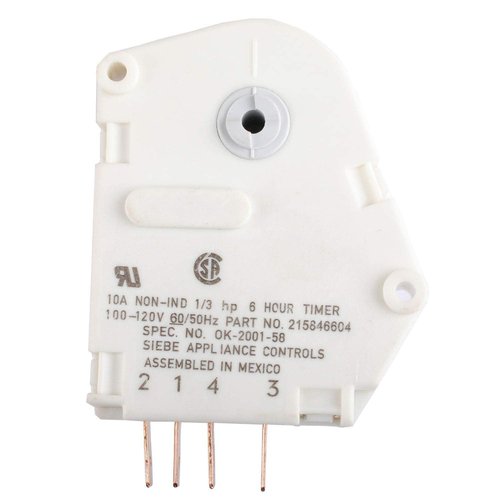 AP2592907 Refrigerators Defrost Timer for Frigidaire,120V 6 Hour 21 Minutes 215846604 Timer Fits Fridge and Freezers by Ketofa