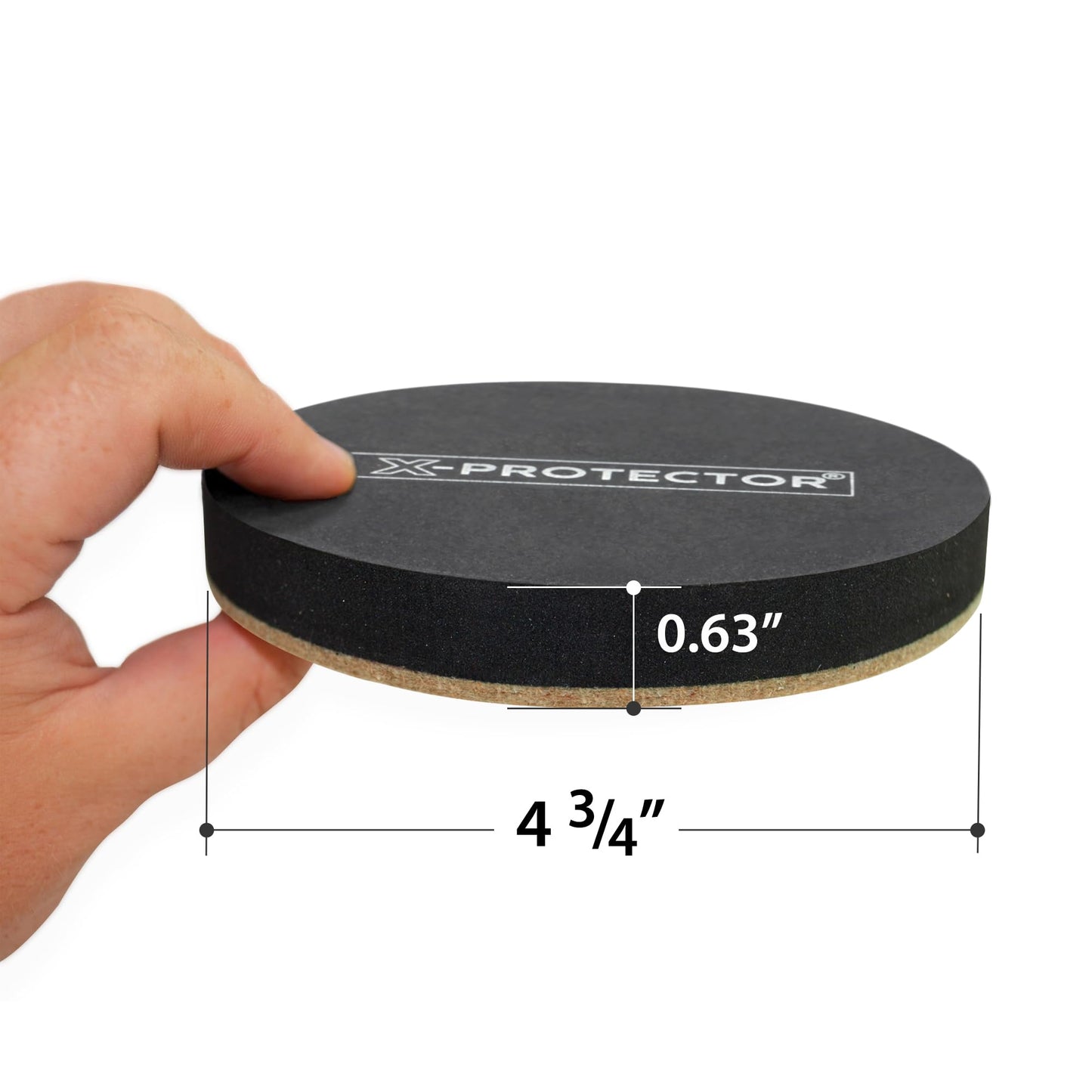 Felt Furniture Sliders Hardwood Floors X-PROTECTOR – 8 PCS 4 3/4 inch Furniture Sliders – Heavy Duty Felt Sliders Hard Surfaces – Move Your Furniture Easily & Safely!