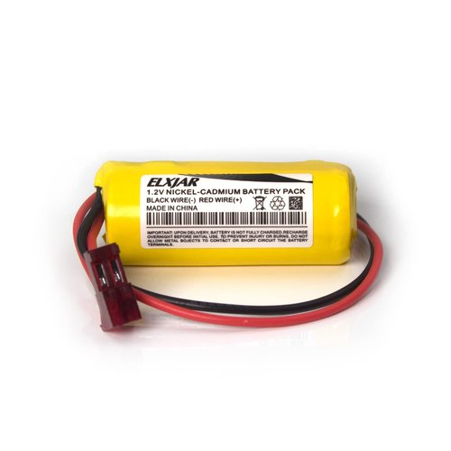 Coonyard (5-Pack) 1.2V 1500mAh Ni-CD Battery Replacement for Lithonia ELB-0320 ELB1P2901N ELB1P201N2 ELB1210N ELB-1P201NB Exit Sign Emergency Lights