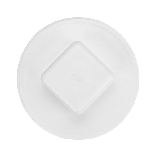 NDS 41P8 PVC S&D Cleanout Plug, with 4-Inch MPT Connection, Works with 4-Inch FPT drain fittings attached to Sewer and Drain Pipe, White