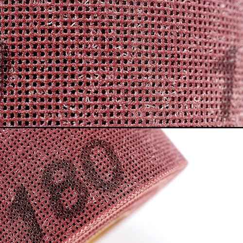 Emery Cloth Roll Grit 180 Plumbers Sanding Cloth, 1.5" X 10 Yards | Open Mesh Double Side Aluminum Oxide Sandpaper Rolls | Ideal for Clean Copper Pipe, Remove Metal Burrs, Wood Lathe Projects