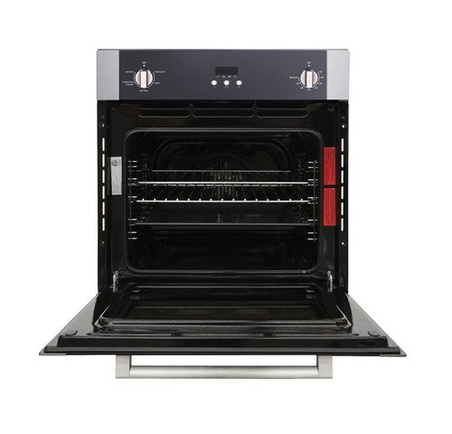 Magic Chef 24-Inch Built-In Electric Single Wall Oven, Stainless Steel, 2.2 Cu. Ft. - Kitchen Appliance with Programmable Convection, 4 Cooking Modes, Broiler Pan and Defrost Function
